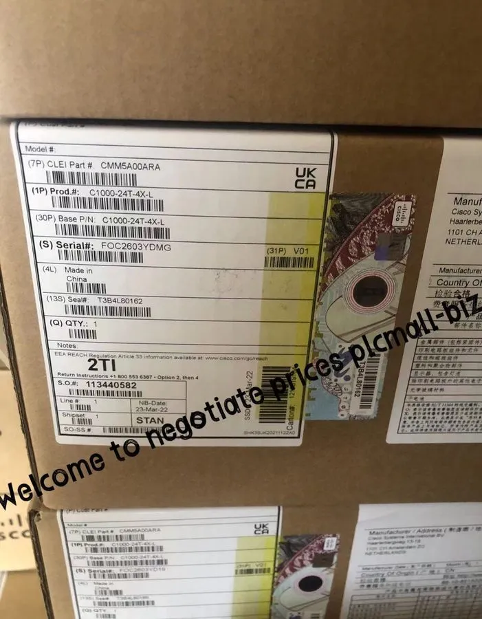 Коммутатор Cisco C1000-24T-4X-L 24 Port Gigabit Ethernet + 4x 10G SFP+ L2 Switch