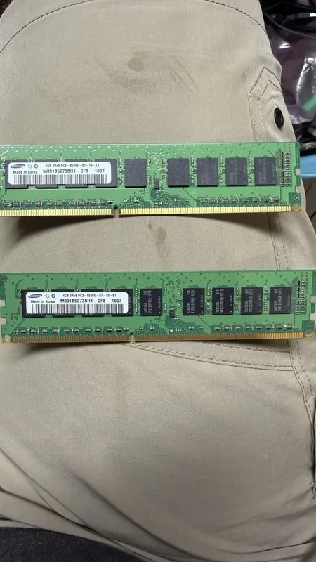 Сервер 8GB (2X4GB) SERVER RAM MEMORY Samsung PC3-8500E DDR3