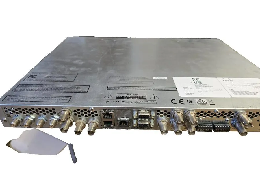 Коммутатор Cisco D9854-I PowerVu Advanced Program Receiver DVB-S2 HD-SDI ASI IRD — фото лота 2