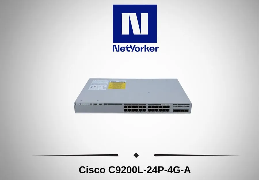 Коммутатор Cisco Catalyst C9200L C9200L-24P-4G-A 24 Port PoE+ 4x1G Uplink Switch