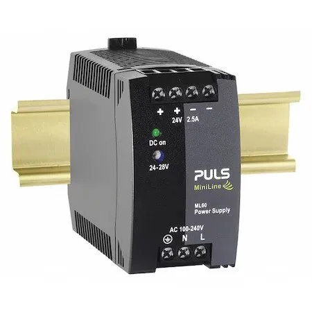 Блок питания Puls Ml60.241 Dc Power Supply, 100/240V Ac, 24/28V Dc, 60 W, 2.5 A,