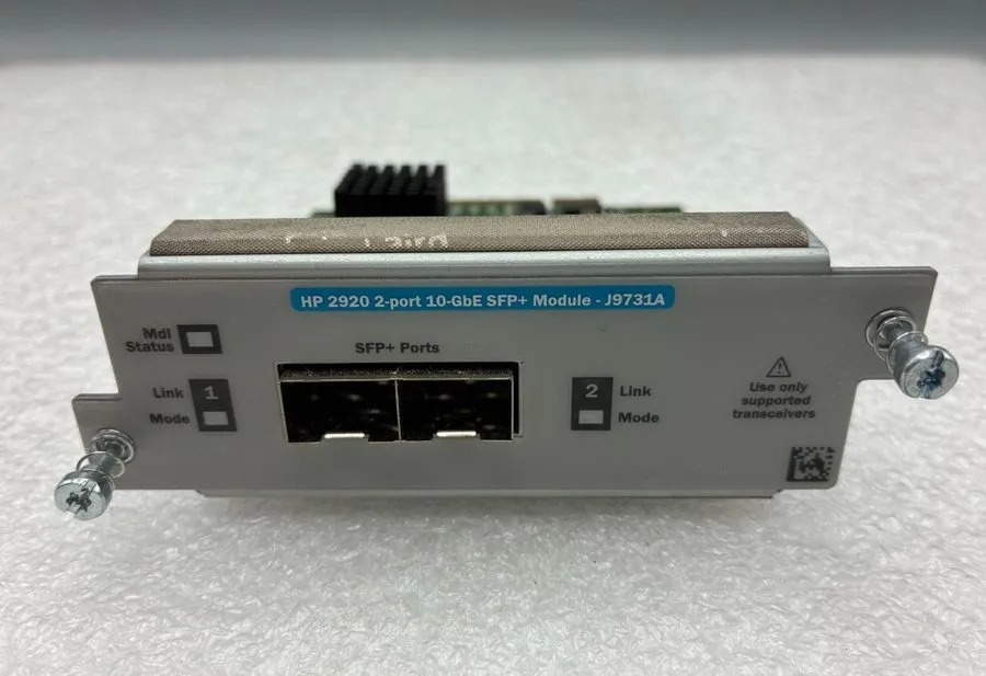 Трансивер J9731A HP HPE Aruba 2920 2-Port 10GbE SFP+ Module 5066-2234