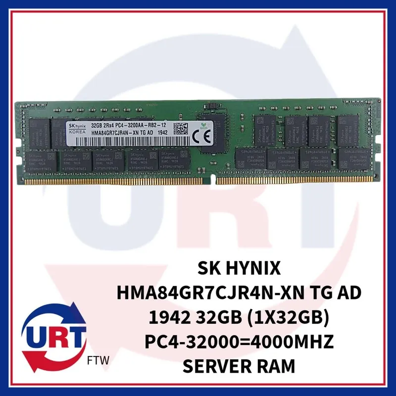 Модуль памяти SK HYNIX HMA84GR7CJR4N-XN TG AD 1942 32GB (1X32GB) PC4-32000=4000M