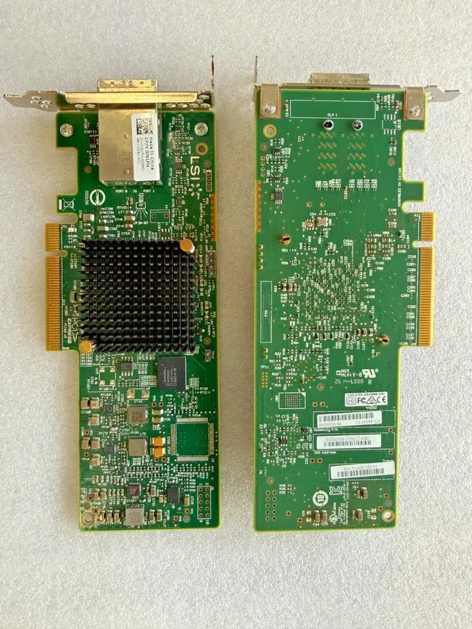 Контроллер Broadcom LSI SAS 9300-8e 12Gb/s 8-Port SFF-8644 PCIe 3.0 IT Mode HBA