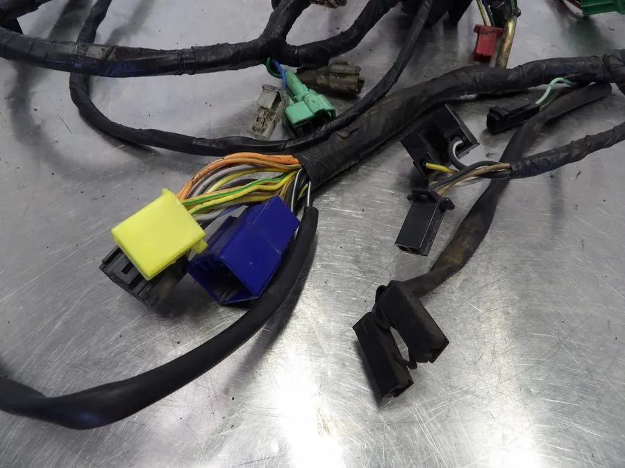 Жгут проводов 97-00 Suzuki Bandit GSF1200S main wiring harness 36610-27EB0 -good — фото лота 1