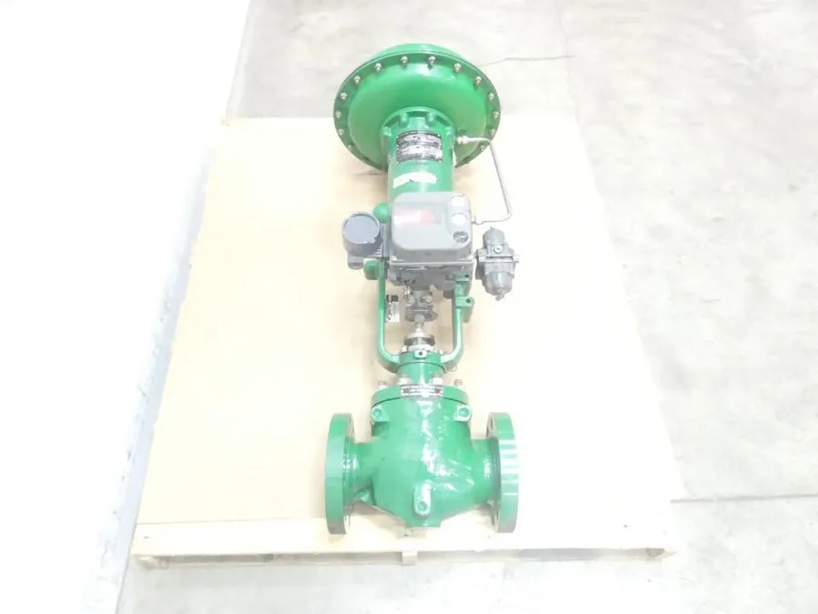 Клапан Fisher ET 667 Size 30i Dvc6200hw2 Pneumatic Steel Flanged Control Valve 1