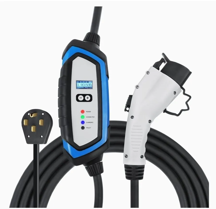 Аккумулятор 40A EV Charger Level 2 Station,9.6KW NEMA14-50 Wall Electric Vehicle