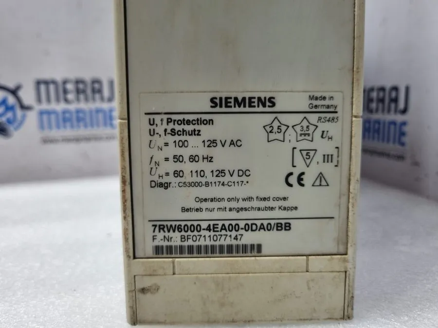 Реле защиты Siemens 7RW6000-4EA00-0DA0/BB Protection Relay