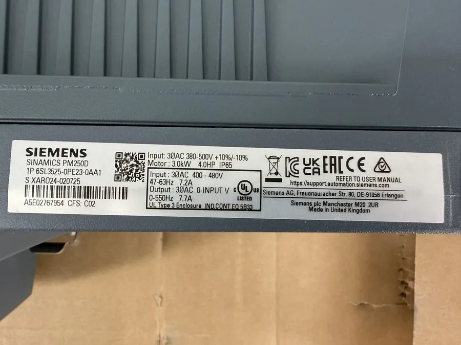 Частотный преобразователь Siemens 6SL3525-0PE23-0AA1 SINAMICS G120D Module with  — фото лота 1