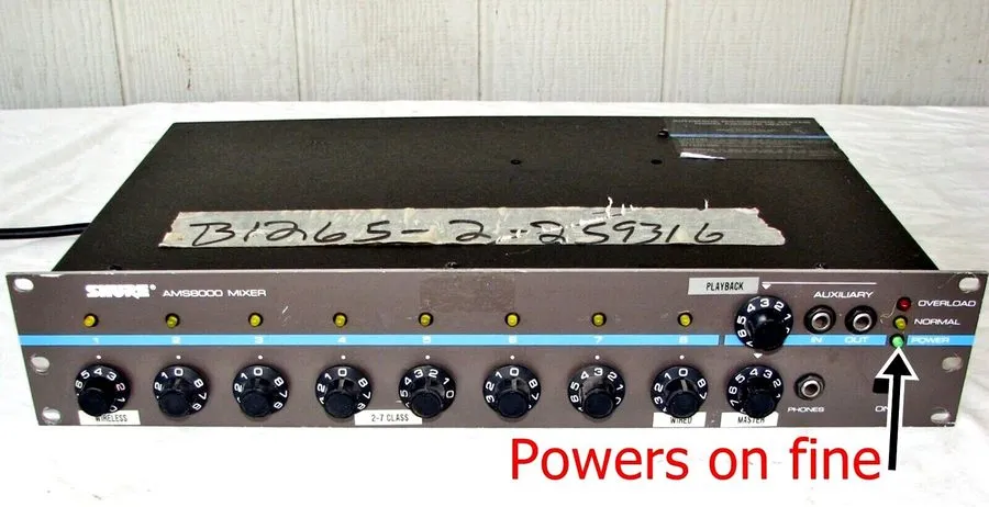 Радиосистема Shure AMS8000 Automatic Microphone System 8-CH 8 Channel Mixer