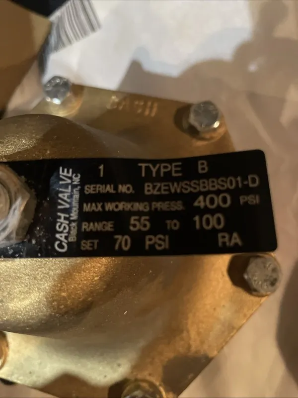 Трубопроводная арматура B Pressure Regulator BZEWSSBBS01-D Pressure Regulator