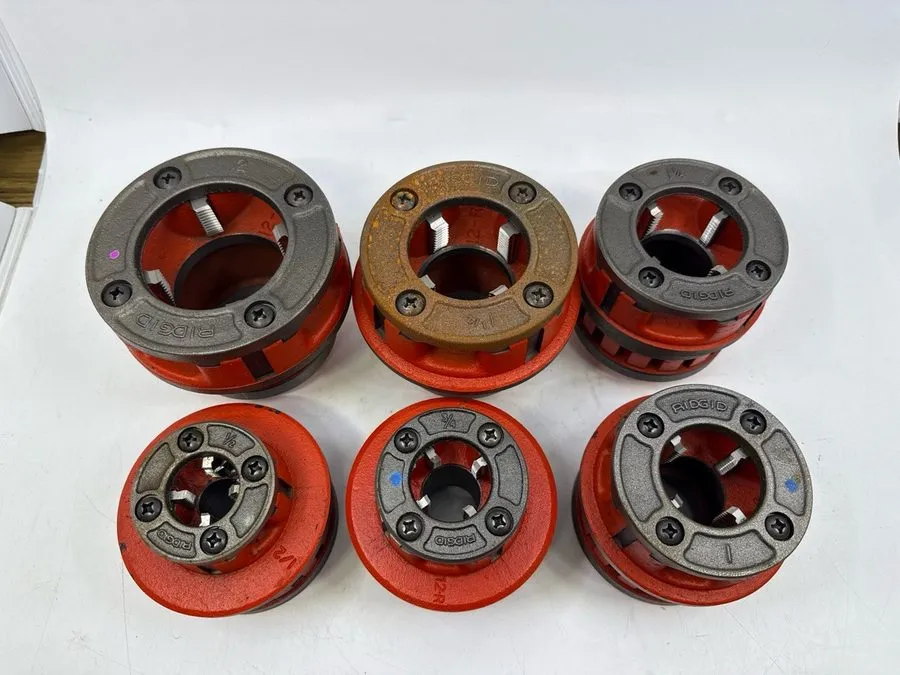 Режущий инструмент RIDGID 36475 Exposed Ratchet Pipe Threader Set (RO1071410) — фото лота 2