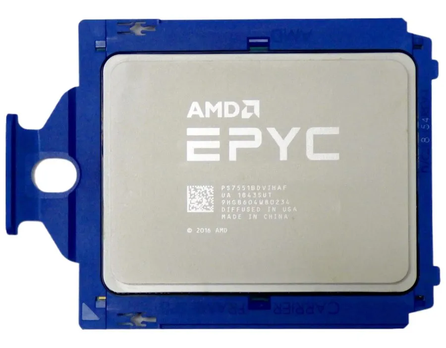 Модуль памяти Unlocked AMD EPYC 7551 32 core 64 threads 64MB 180W DDR4 SP3 CPU p