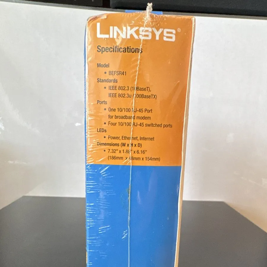 Маршрутизатор Linksys BEFSR41 4-Port 10/100 Wired Router v4