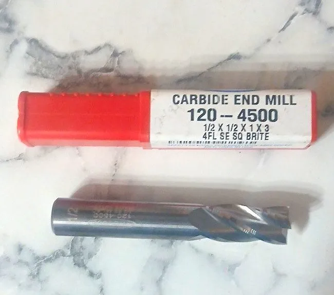 Режущий инструмент HTC Solid Carbide End Mill 1/2" USA Made 4 Flute 120-4500