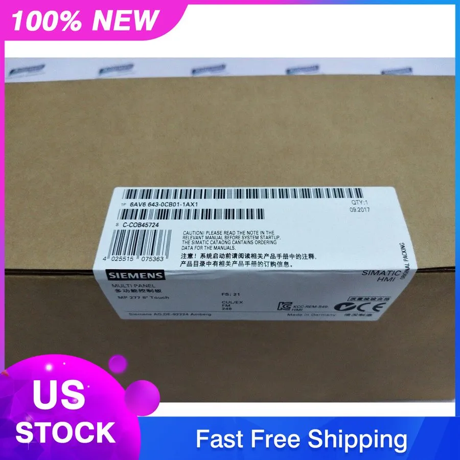 Панель оператора Siemens 6AV6643-0CB01-1AX1 MP277 Touch Panel HMI