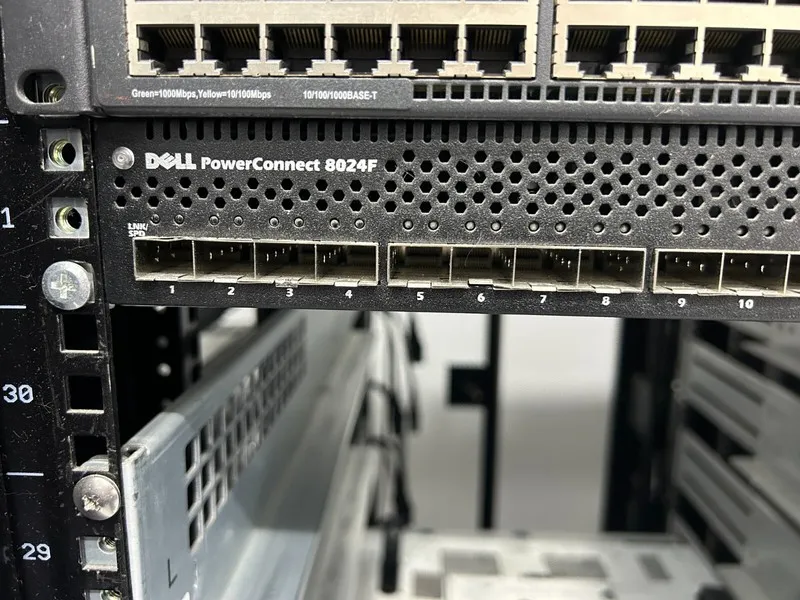 Коммутатор Dell PowerConnect 8024F 24-Port 10GbE SFP+ Network Switch w/ Dual AC