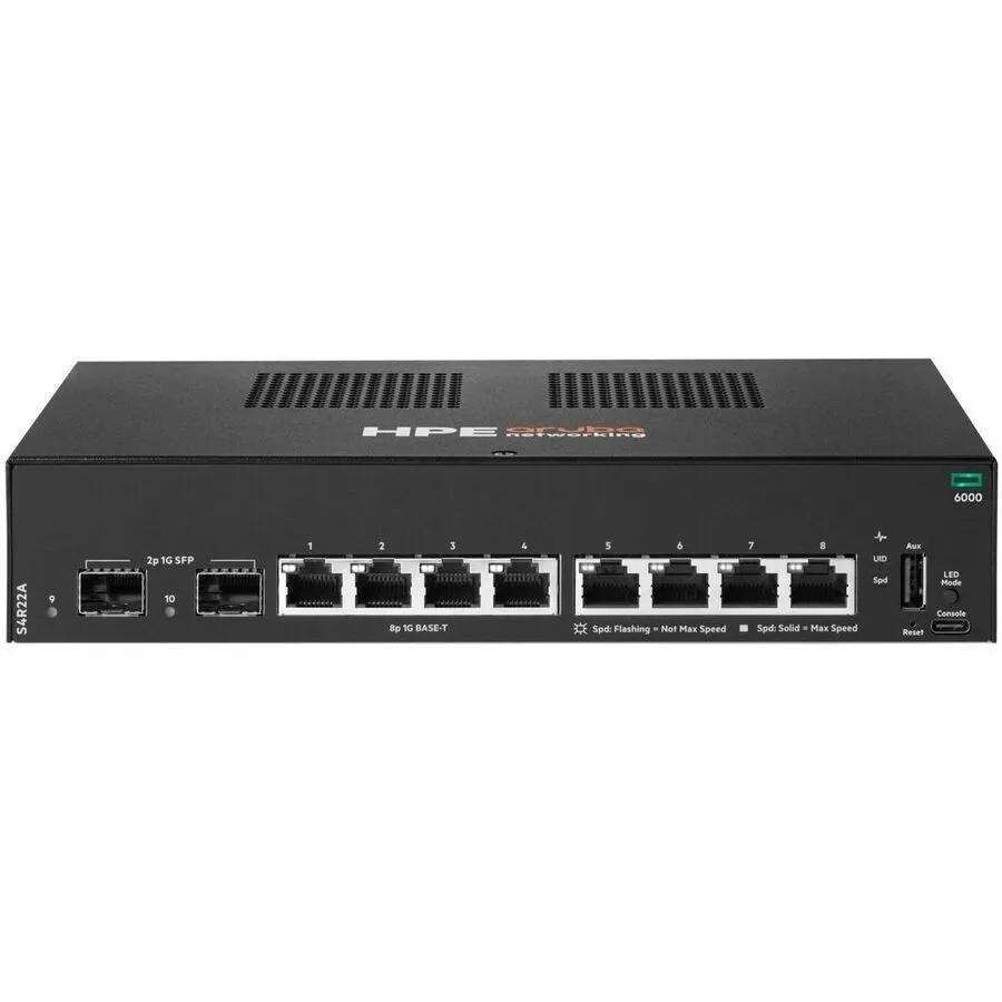 Коммутатор Aruba CX 6000 8p 10M/100M/1G 2p SFP 1G Switch