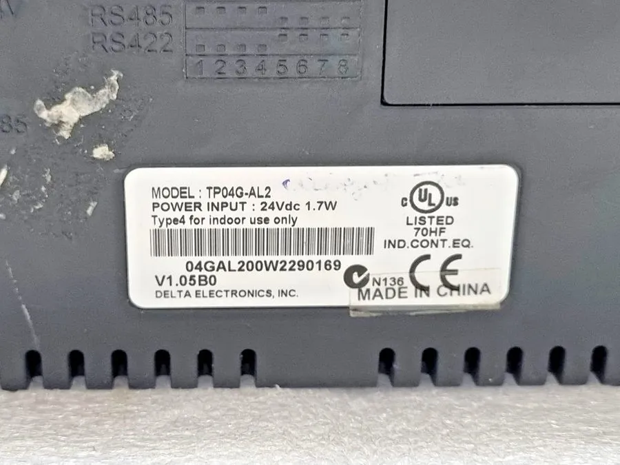 Панель оператора Delta TP04G-AL2 Text Panel HMI
