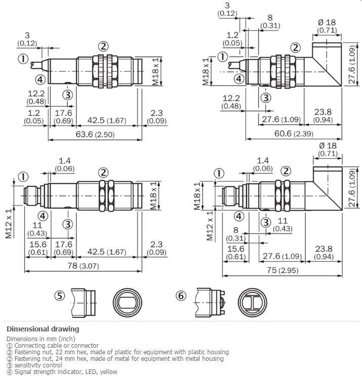 Датчик приближения SICK VTE18-3E8140 Photoelectric Proximity Sensor ,NPN ,New Kd