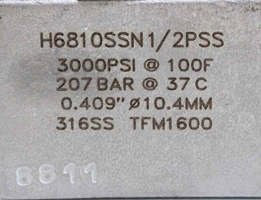 Клапан HAM-LET H6810SSN1/2PSS 1/2" Female NPT Stainless Ball Valve 3000 PSI