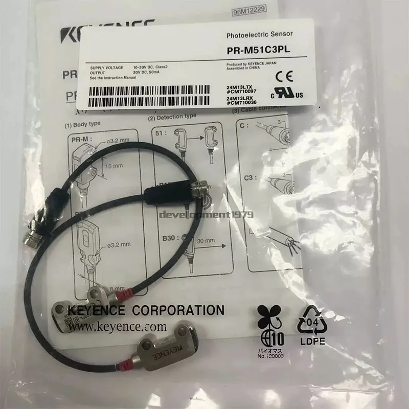 Фотоэлектрический датчик KEYENCE PR-M51C3PL Photoelectric Sensor