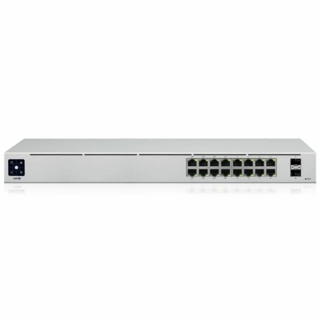 Коммутатор Ubiquiti UniFi USW-16-PoE 16-Port Gigabit PoE Fully Managed Rackmount