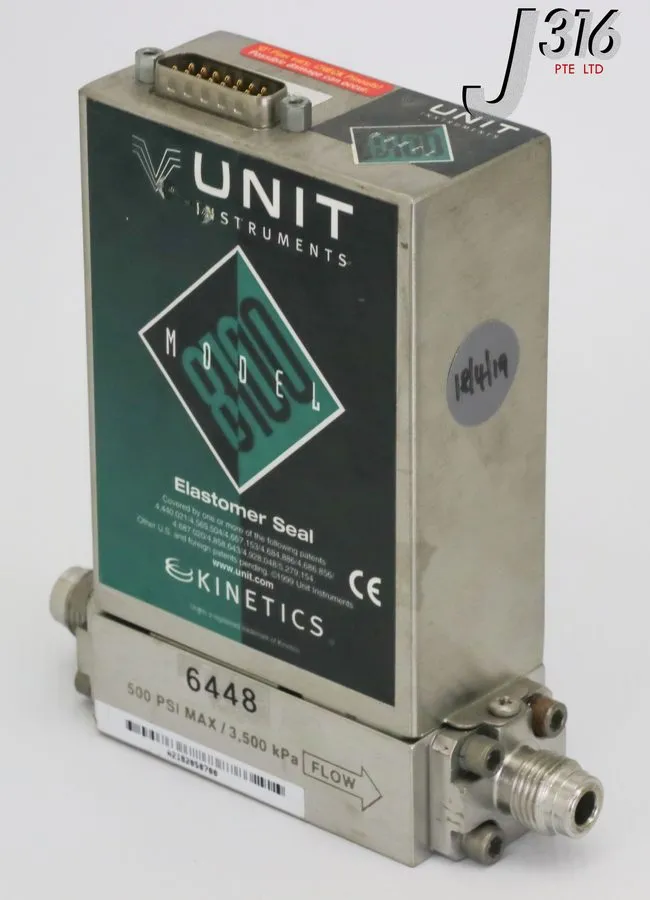 Контроллер KINETICS UFC-8100 1L N2 Mass Flow Controller MFC-I-500=9A15