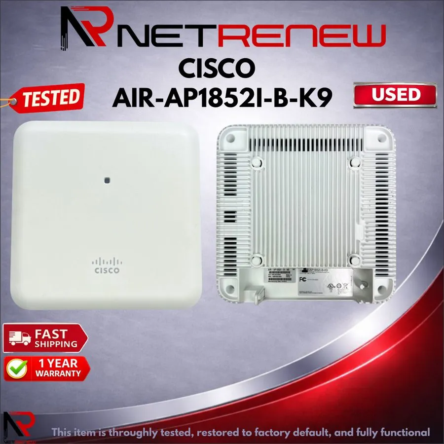 Точка доступа Wi-Fi Cisco AIR-AP1852I-B-K9 Aironet 1852i WiFi Access Point 802.1