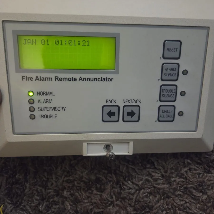 Дисплей EST Edwards EST 2 Fire Alarm Remote Annunciator 2-LSRA-C LCD Display & K