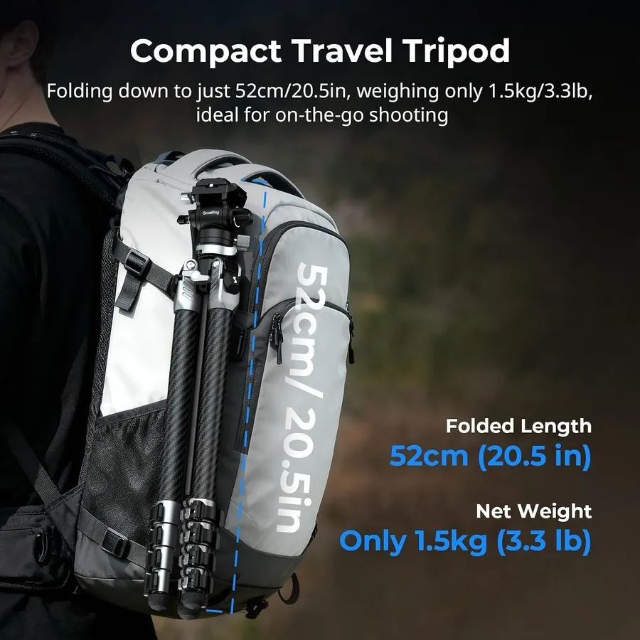 Оборудование видеонаблюдения 63" Carbon Fiber Video Tripod with Fluid Head AP255 — фото лота 2