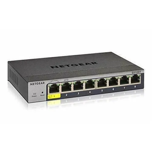 Коммутатор Netgear GS108T-300NAS 8-Port Gigabit Ethernet Smart Managed Pro Switc
