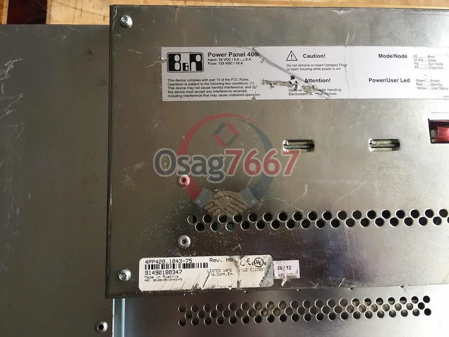 Панель оператора B&R Power Panel 400 4PP420.1043-75