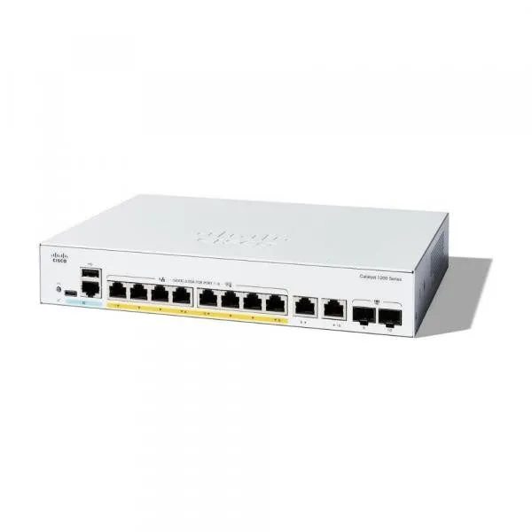 Коммутатор Cisco C1200-8FP-2G