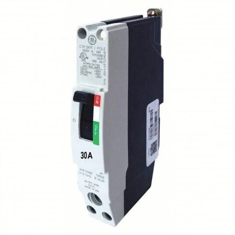 Автоматический выключатель TEYH1030B General Electric 30A 1P 480V Bolt-On Molded — фото лота 1