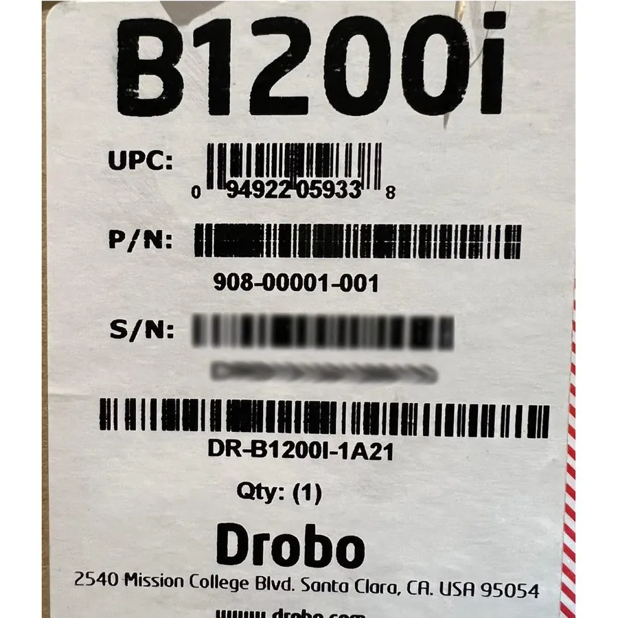 СХД Drobo B1200i 12 bay Storage Array Server Data Robotics 908-00001-001 No HHD — фото лота 1