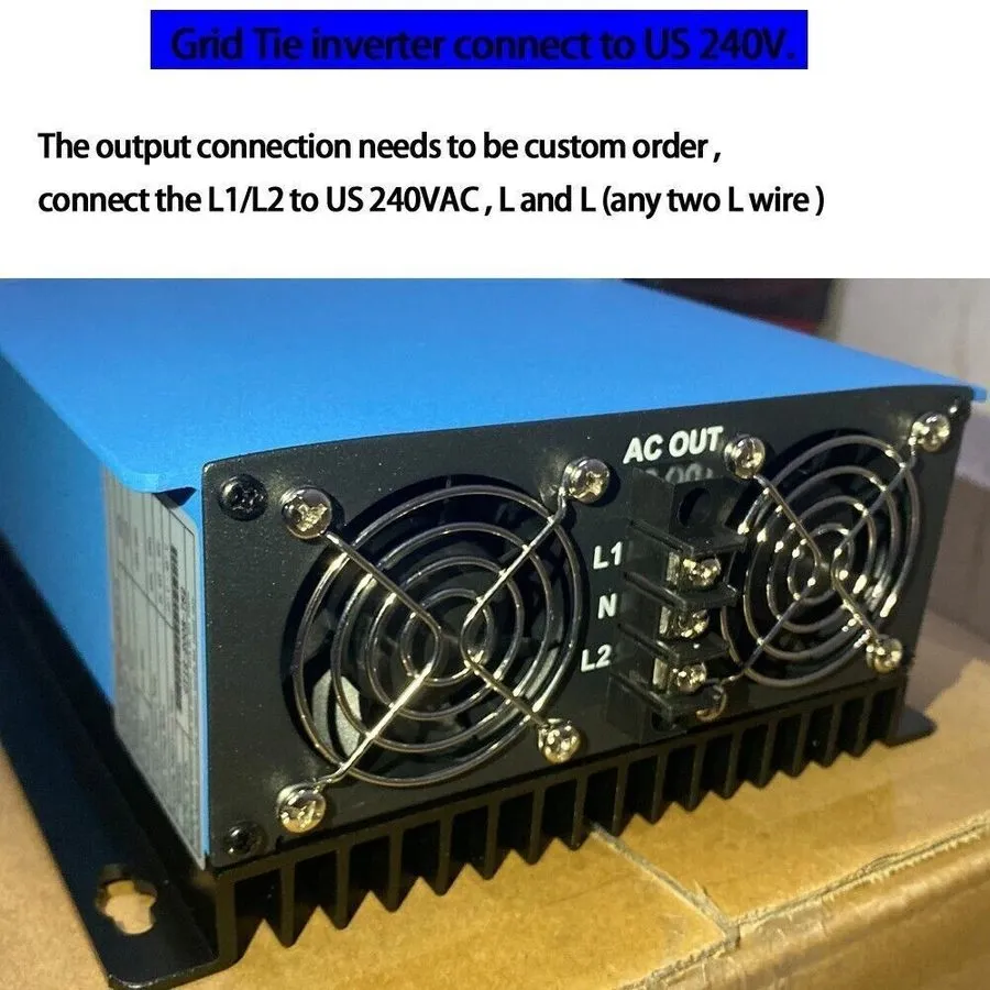 Аккумулятор 3000W Grid Tie Inverter with Power Limiter MPPT Stackable DC45-90V t