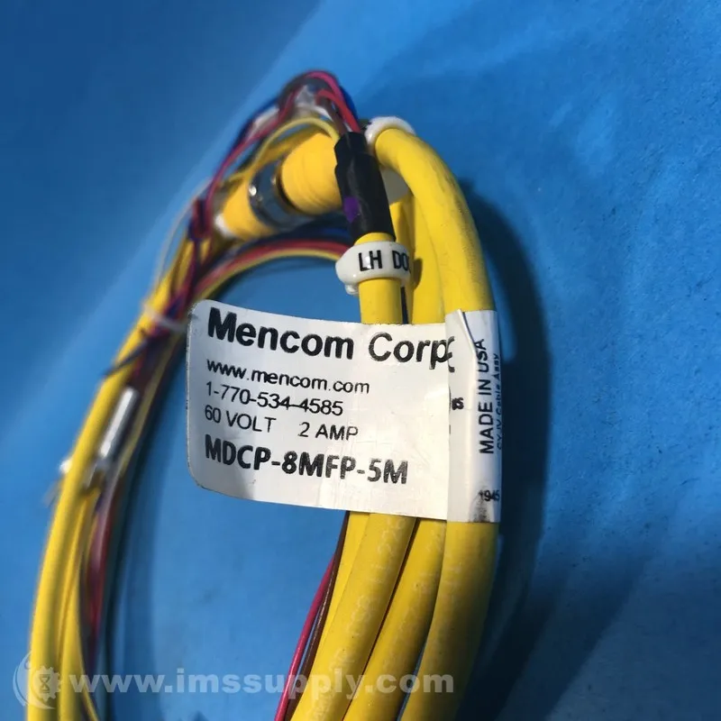 Соединительный кабель Mencom MDCP-8MFP-5M Micro-DC Cordset M12 8-Pin Male To Fem
