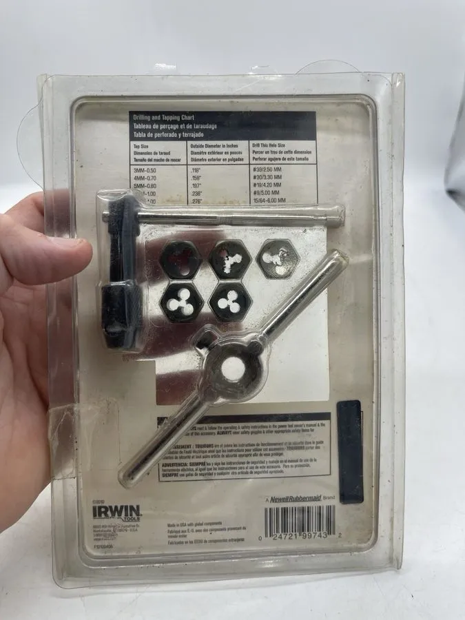 Режущий инструмент Tap & Die Set Irwin Hanson Metric All Purpose 1765541 3mm- 7m