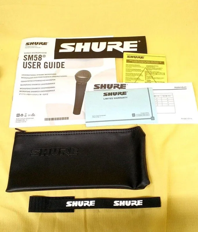 Микрофон Shure SM58SE Dynamic Microphone with Switch, New, Vocal Mic