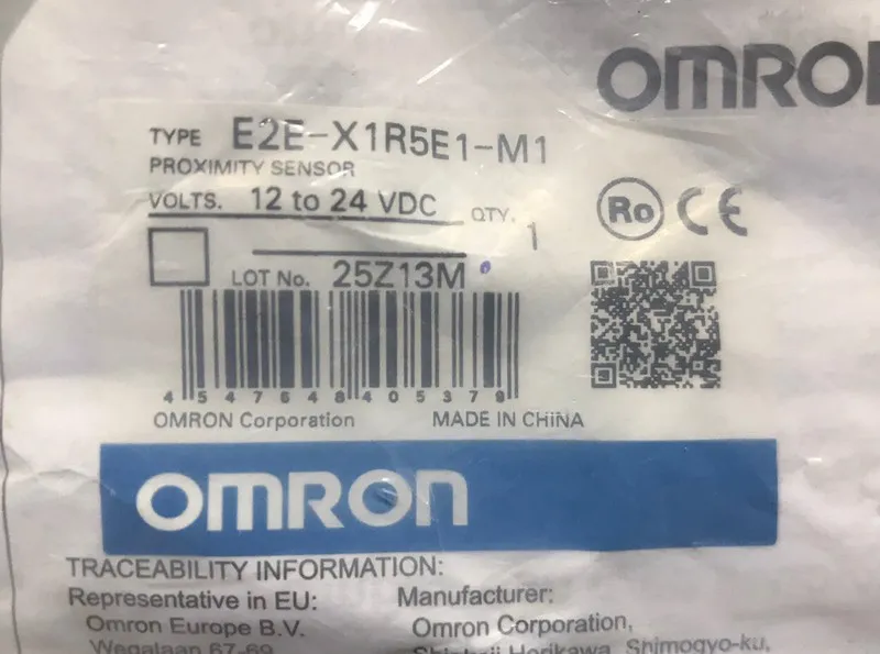Датчик приближения Omron E2E-X1R5E1-M1 Inductive Proximity Sensor 1.5mm 12-24VDC