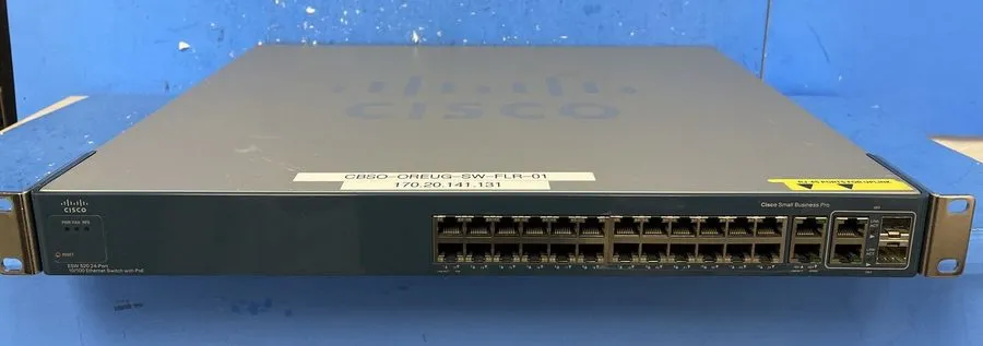 Коммутатор Cisco ESW-520-24P-K9 24-Port 10/100 PoE 4xGbE Uplink Network Switch