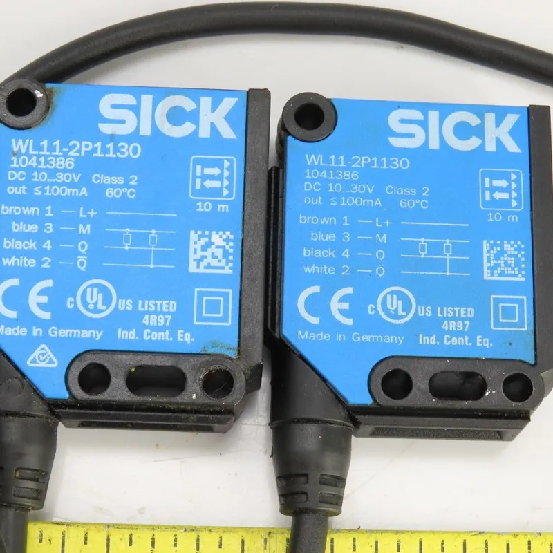Фотоэлектрический датчик 203050 New- Sick WL11-2P1130 Photoelectric Sensor; 10-3