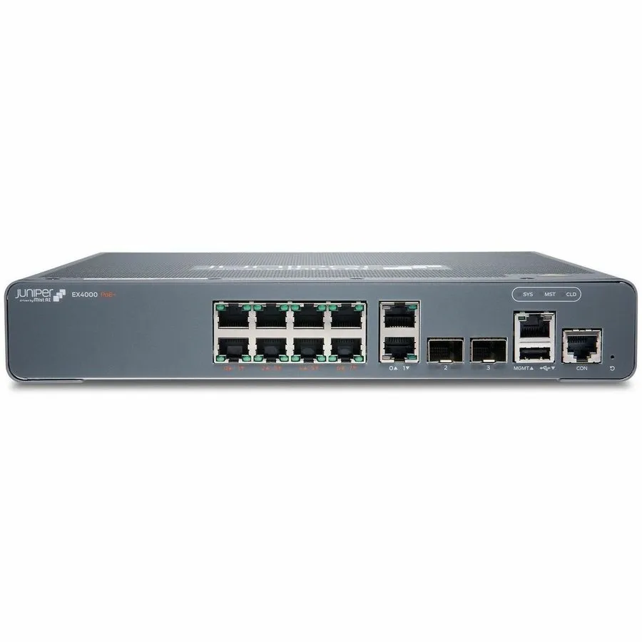Коммутатор Juniper EX4000-8P EX4000 8-PORT 10/100/1000BASET POE+ 2X 1G/10G SFP/S