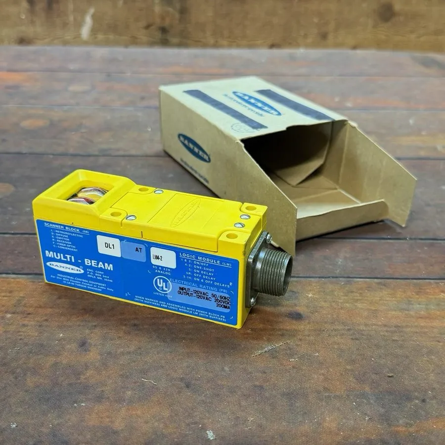 Фотоэлектрический датчик Banner Engineering SBDL1 Photoelectric Sensor 3/4 Wire  — фото лота 2