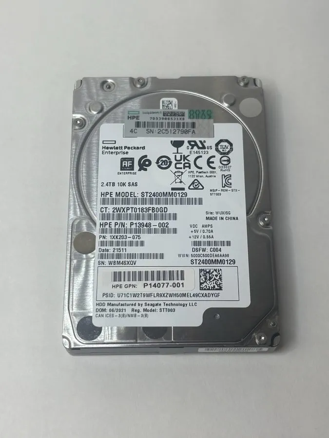 Жёсткий диск Seagate ST2400MM0129 2.4TB 12Gb/s 10K 2.5'' SAS Hard Drive HDD — фото лота 2
