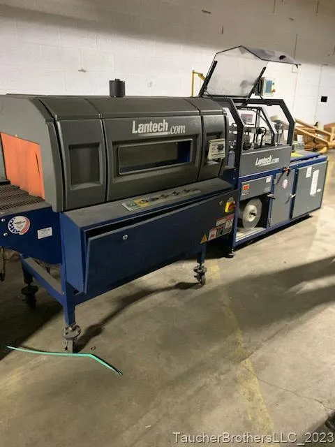 Термоусадочный тоннель Lantech SW-1000 Belt Feed Side Seal Wrapper w/ Lantech ST — фото лота 1