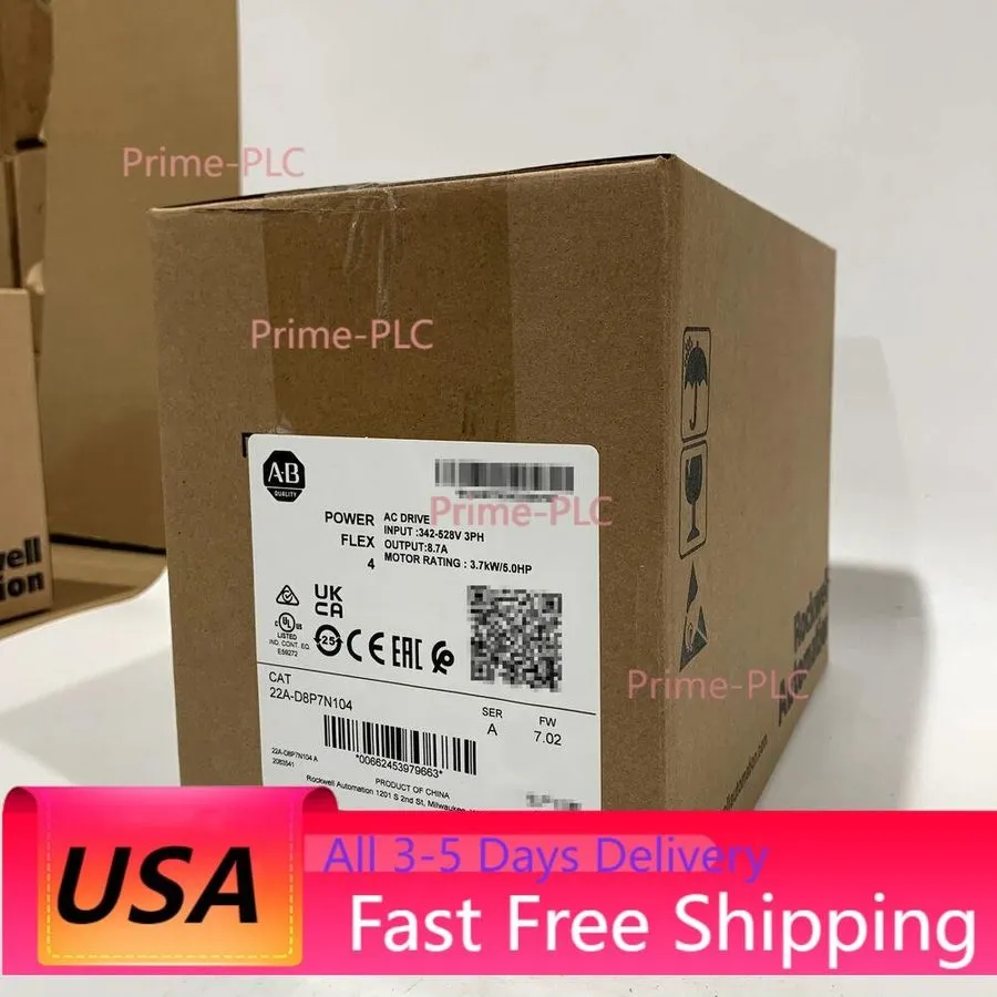 Частотный преобразователь Allen-Bradley 22A-D8P7N104 PowerFlex 4 3.7 kW (5 Hp) A