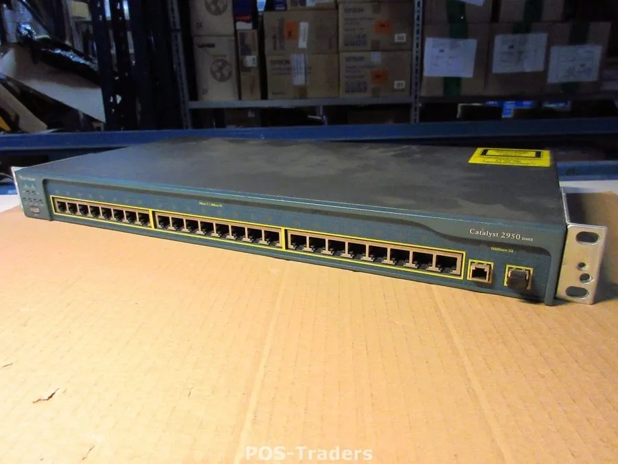 Коммутатор Cisco WS-C2950SX-24 24x 10/100 ports + 2x 1000SX Network Switch
