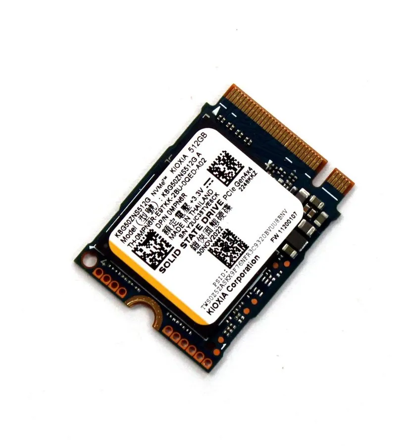 SSD-накопитель KIOXIA KBG50ZNS512G NVMe 512GB M.2 2230 PCIe Gen4x4 Internal SSD